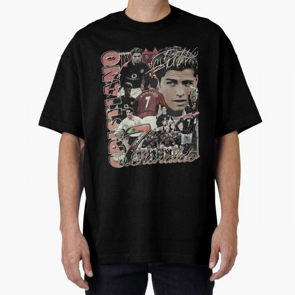 Limited Cristiano Ronaldo CR7 Vintage Oversized T-Shirt Support Iconic Players in FIFA World Cup 2026 USA Canada Mexico for Fans of Messi, Neymar and Mbappe and Germany, Bringing Global Supporter Spirit, Legendary Goals, National Colors and