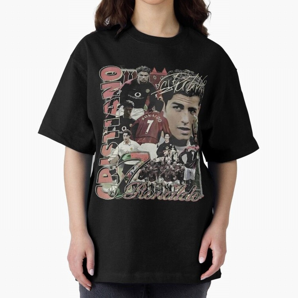 Limited Cristiano Ronaldo CR7 Vintage Oversized T-Shirt Support Iconic Players in FIFA World Cup 2026 USA Canada Mexico for Fans of Messi, Neymar and Mbappe and Germany, Bringing Global Supporter Spirit, Legendary Goals, National Colors and