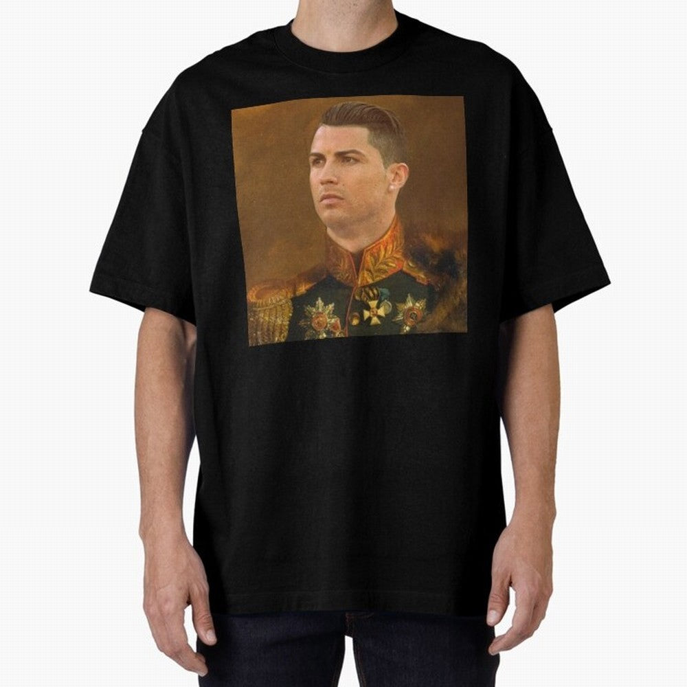 cristiano ronaldo - replaceface Oversized T-Shirt Relive Legendary Nights from FIFA World Cup 2026 USA Canada Mexico Connected to CR7 and Messi, Argentina Energy, Worldwide Fan Energy, Dramatic Goals, Stadium Lights and Championship Celebrations;