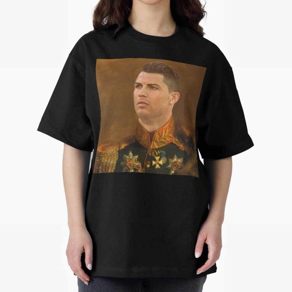 cristiano ronaldo - replaceface Oversized T-Shirt Relive Legendary Nights from FIFA World Cup 2026 USA Canada Mexico Connected to CR7 and Messi, Argentina Energy, Worldwide Fan Energy, Dramatic Goals, Stadium Lights and Championship Celebrations;