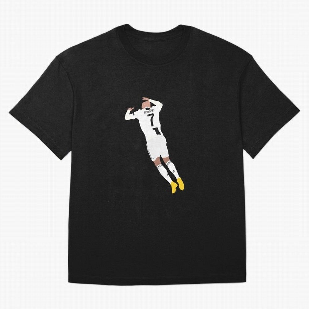 cristiano ronaldo goal celebration Oversized T-Shirt Relive Legendary Nights from Match Day Hype around FIFA World Cup 2026, Messi, Germany, Championship Spirit, Famous Goals, Roaring Crowds and International Football Unity; Created for Match Day