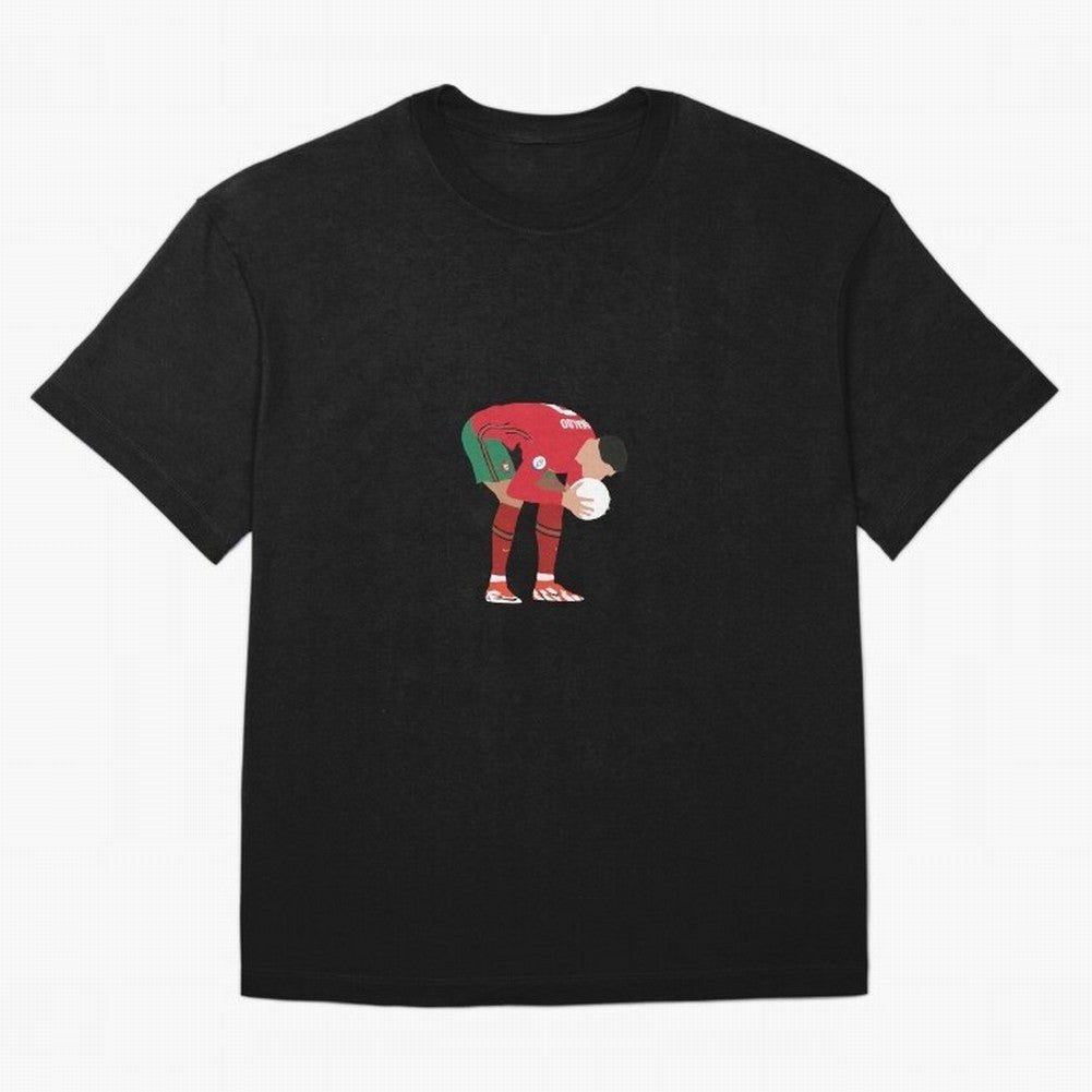 cristiano ronaldo ball kiss Oversized T-Shirt Celebrate Golden Goal Energy in FIFA World Cup 2026 Group Stage for Fans of Messi, CR7 and Mbappe and Argentina and Brazil, Bringing Stadium Chants, National Pride, Trophy Dreams and Unforgettable