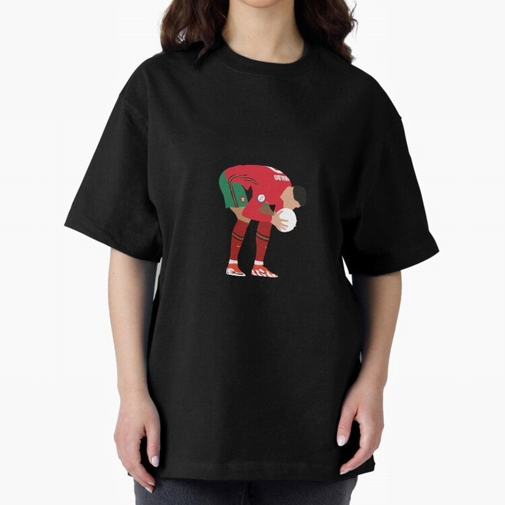 cristiano ronaldo ball kiss Oversized T-Shirt Celebrate Golden Goal Energy in FIFA World Cup 2026 Group Stage for Fans of Messi, CR7 and Mbappe and Argentina and Brazil, Bringing Stadium Chants, National Pride, Trophy Dreams and Unforgettable