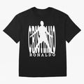 Cristiano Ronaldo - The Legend! Oversized T-Shirt Show Love for Legendary Goals in Global Football Passion for FIFA World Cup 2026, Built around CR7, Argentina, Global Supporter Spirit, Legendary Goals, National Colors and Tournament Celebration;