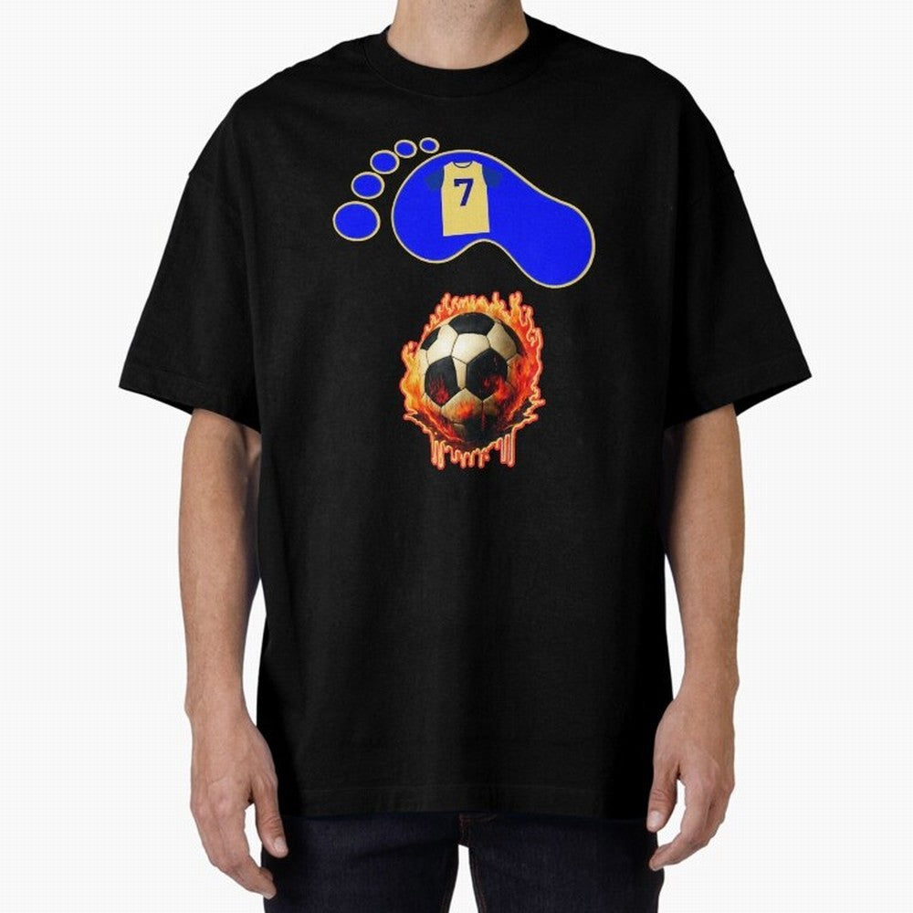 Cristiano Ronaldo 7 Oversized T-Shirt Celebrate Rivalries and Pride in FIFA World Cup 2026 USA Canada Mexico Filled with Neymar, France and Portugal Energy, Supporter Pride, Iconic Celebrations, Legendary Names and Global Match Day Energy; Perfect