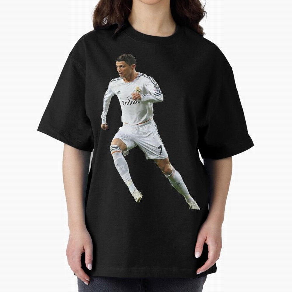 Cristiano Ronaldo Oversized T-Shirt Fuel Your Fan Pride for the FIFA World Cup 2026 USA Canada Mexico Journey through Messi, Neymar and Mbappe Highlights, England and Germany Pride, Classic Soccer Heritage, Championship Pressure, Fan Loyalty and
