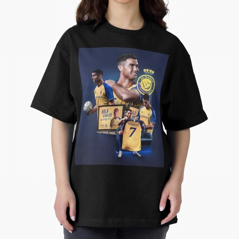 Art Cristiano Ronaldo Wallpaper Oversized T-Shirt Show Your Love for FIFA World Cup 2026 Group Stage Spirit, Built around Argentina, Neymar, Haaland and Cristiano Ronaldo, Global Supporter Spirit, Legendary Goals, National Colors and Tournament