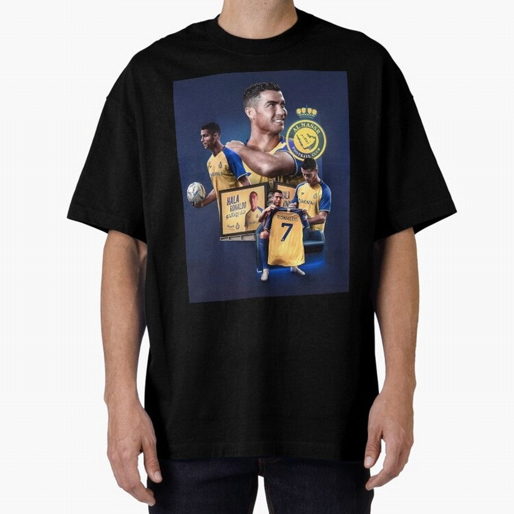 Art Cristiano Ronaldo Wallpaper Oversized T-Shirt Show Your Love for FIFA World Cup 2026 Group Stage Spirit, Built around Argentina, Neymar, Haaland and Cristiano Ronaldo, Global Supporter Spirit, Legendary Goals, National Colors and Tournament