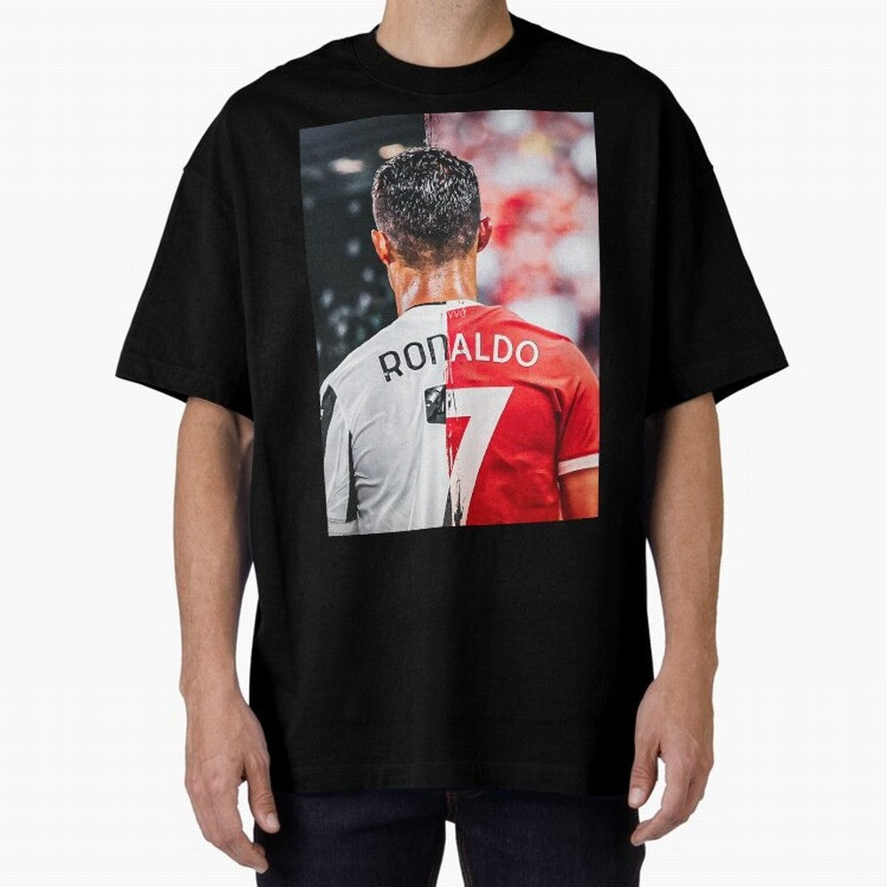 Cristiano Ronaldo , Manchester Star , Football Poster 2122 Star Oversized T-Shirt Follow the Road to Match Day Hype around FIFA World Cup 2026, Cristiano Ronaldo, Germany, Fan Favorite Moments, National Team Passion, Big Match Drama and Soccer