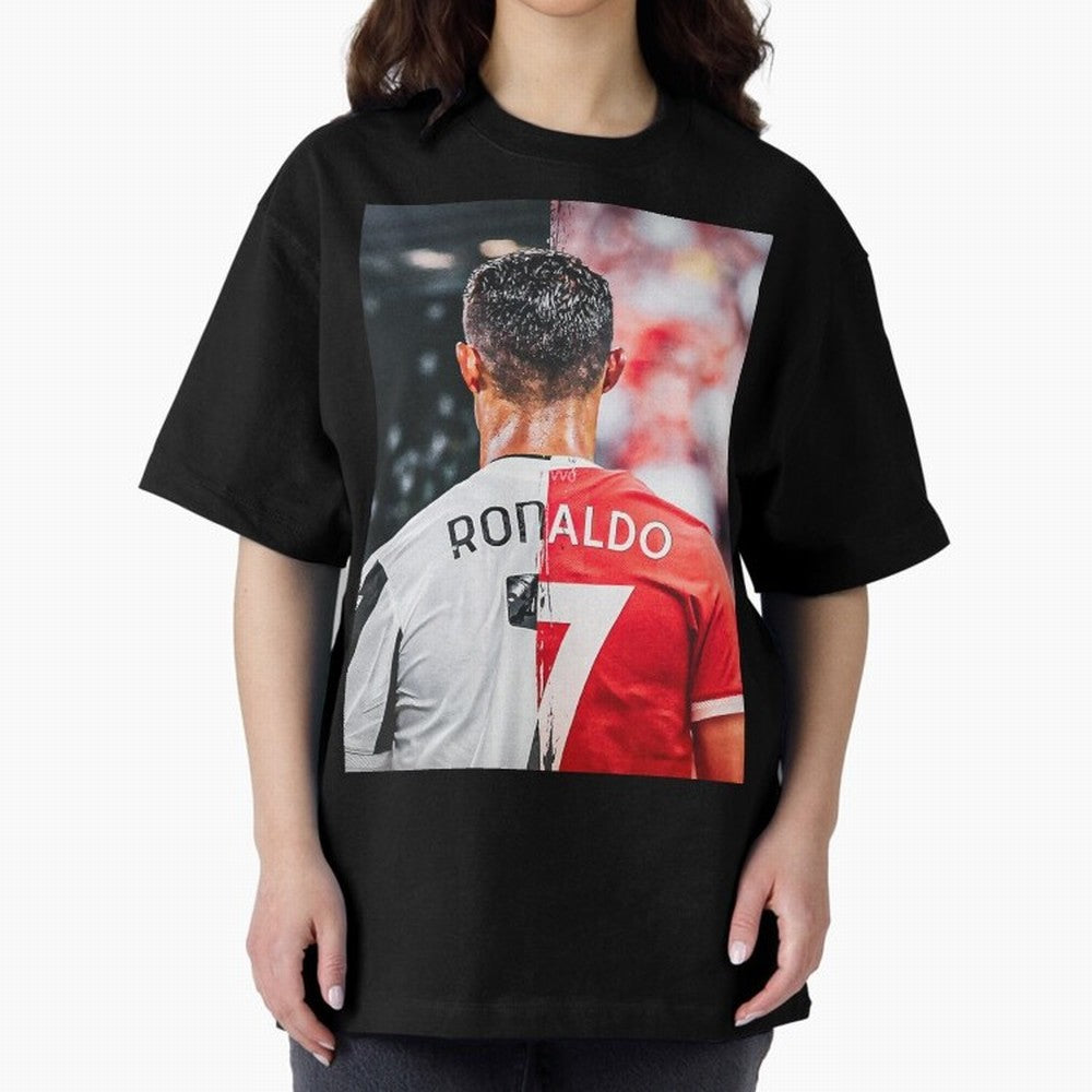 Cristiano Ronaldo , Manchester Star , Football Poster 2122 Star Oversized T-Shirt Follow the Road to Match Day Hype around FIFA World Cup 2026, Cristiano Ronaldo, Germany, Fan Favorite Moments, National Team Passion, Big Match Drama and Soccer
