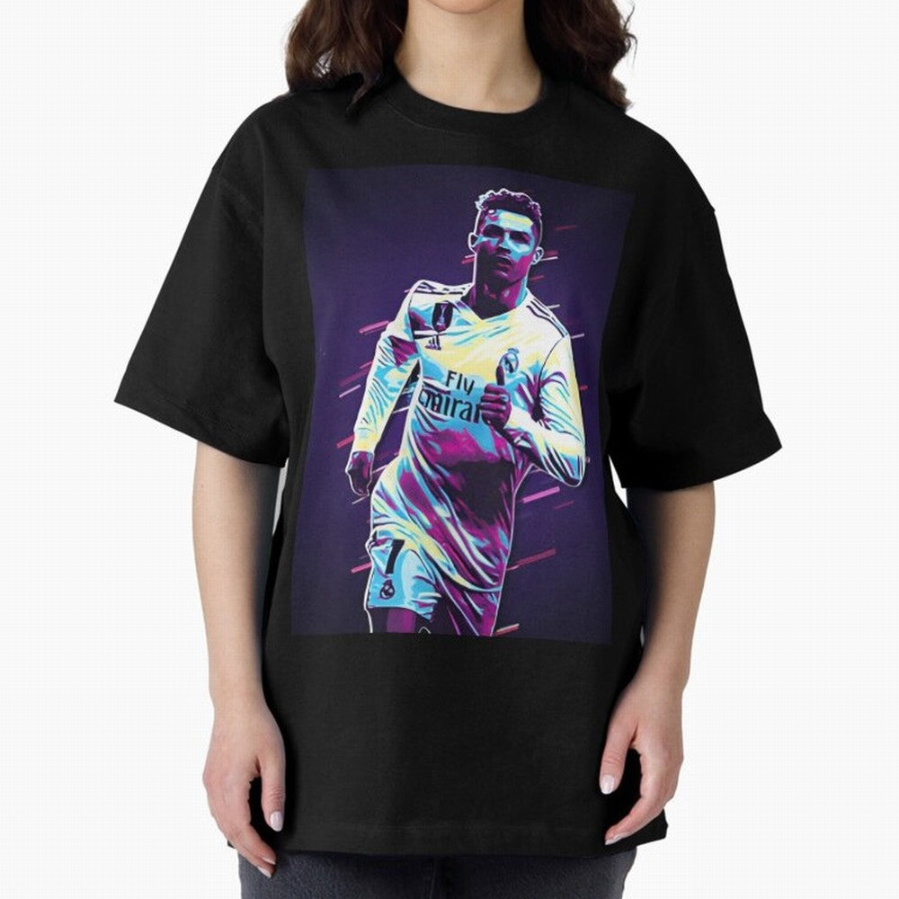 Cr7 Oversized T-Shirt Embrace Match Day Hype around FIFA World Cup 2026, Neymar, Haaland and Cristiano Ronaldo, Spain, Fan Favorite Moments, National Team Passion, Big Match Drama and Soccer History; Perfect for Supporters Who Want Bold Football