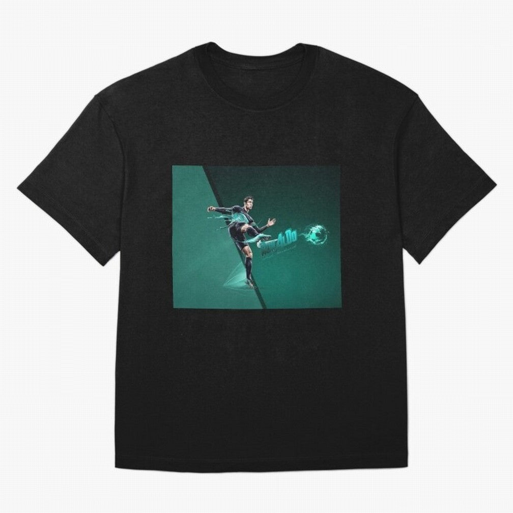 Cristiano Ronaldo #442 Oversized T-Shirt Show Match Day Excitement for FIFA World Cup 2026 for Fans of Neymar, Haaland and Cristiano Ronaldo and Spain, Bringing Classic Soccer Heritage, Championship Pressure, Fan Loyalty and International Pride;