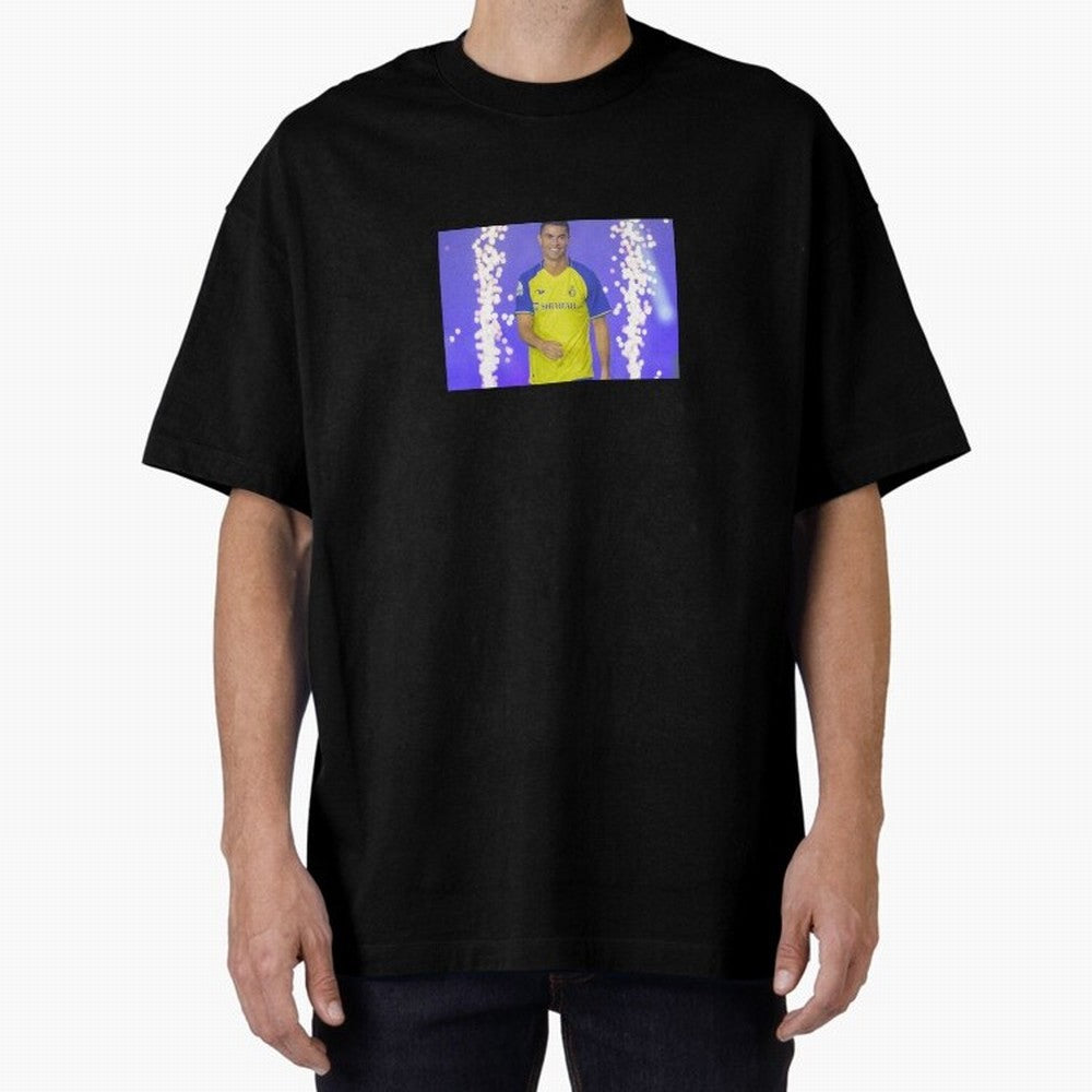 CRISTIANO RONALDO AL NASSR Oversized T-Shirt Carry the FIFA World Cup 2026 Group Stage Journey through Haaland and Mbappe Highlights, Spain and Netherlands Pride, Sports Nostalgia, International Competition, Famous Players and Unforgettable
