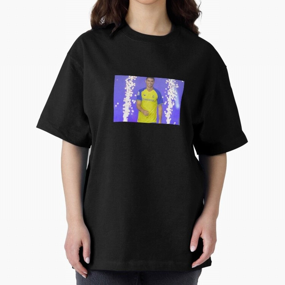CRISTIANO RONALDO AL NASSR Oversized T-Shirt Carry the FIFA World Cup 2026 Group Stage Journey through Haaland and Mbappe Highlights, Spain and Netherlands Pride, Sports Nostalgia, International Competition, Famous Players and Unforgettable