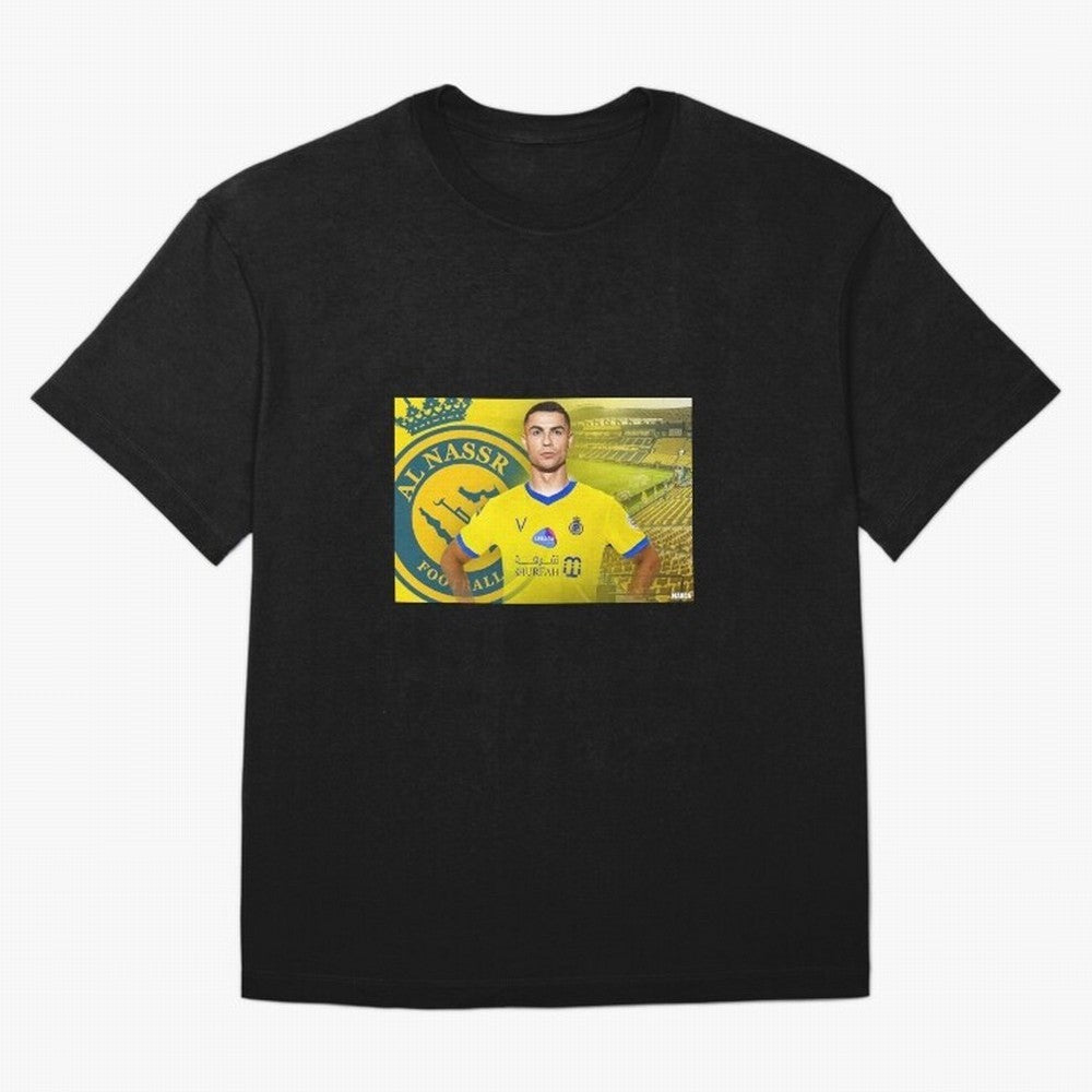 AL NASSR CRISTIANO RONALDO Oversized T-Shirt Turn Football Passion into FIFA World Cup 2026 Spirit, Centered on Argentina, France and Brazil, Neymar, Global Supporter Spirit, Legendary Goals, National Colors and Tournament Celebration; Made for Die