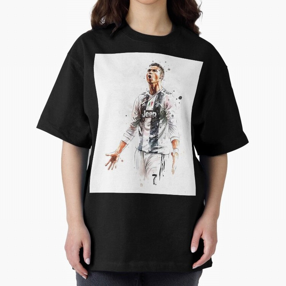 Cristiano Ronaldo Oversized T-Shirt Bring a Champion Mindset to FIFA World Cup 2026 Connected to Neymar, Haaland and Cristiano Ronaldo, Argentina and Brazil Energy, Supporter Pride, Iconic Celebrations, Legendary Names and Global Match Day Energy;