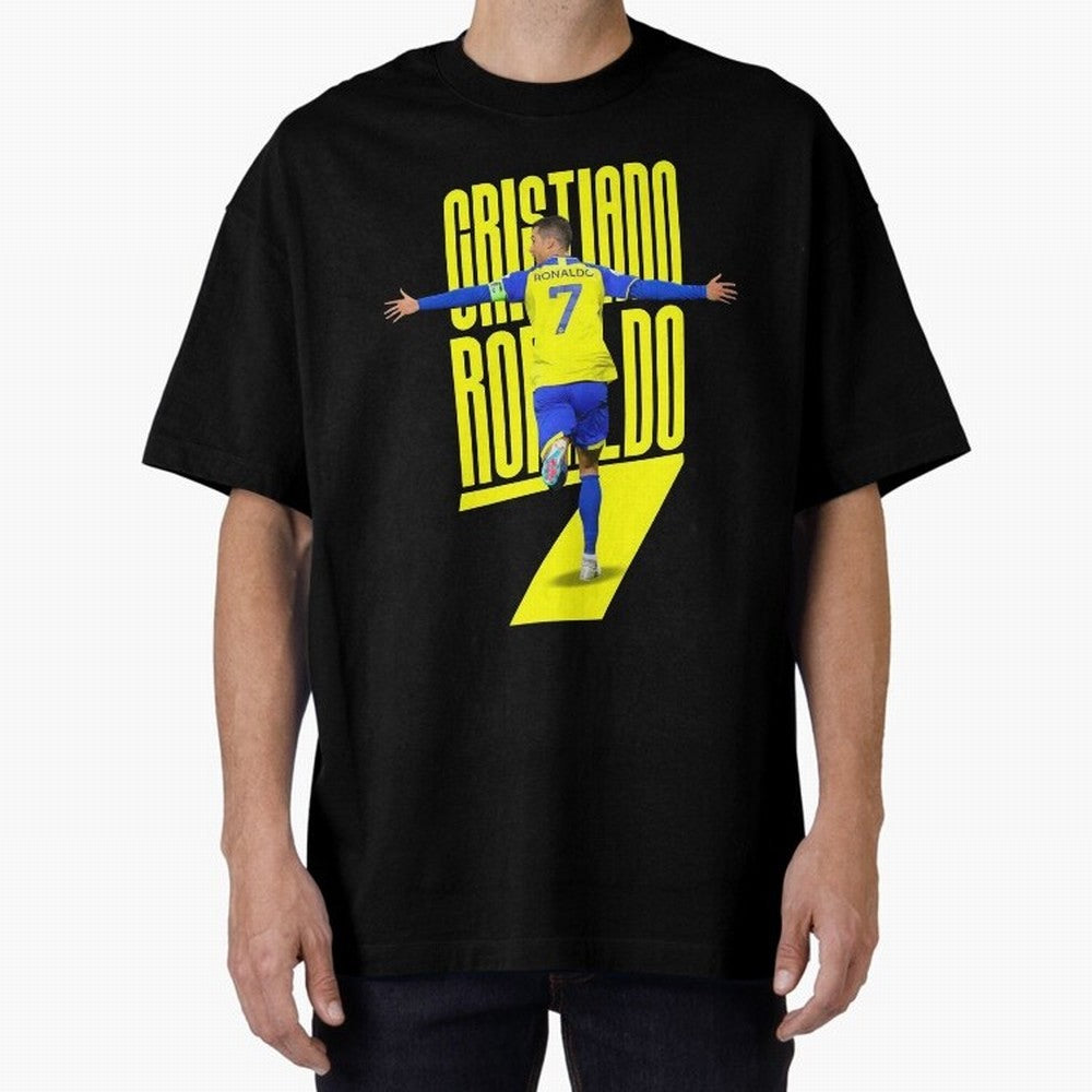cristiano ronaldo 7 Oversized T-Shirt Bring Trophy Dreams to the FIFA World Cup 2026 USA Canada Mexico Journey through Cristiano Ronaldo, Haaland and CR7 Highlights, England Pride, Worldwide Fan Energy, Dramatic Goals, Stadium Lights and