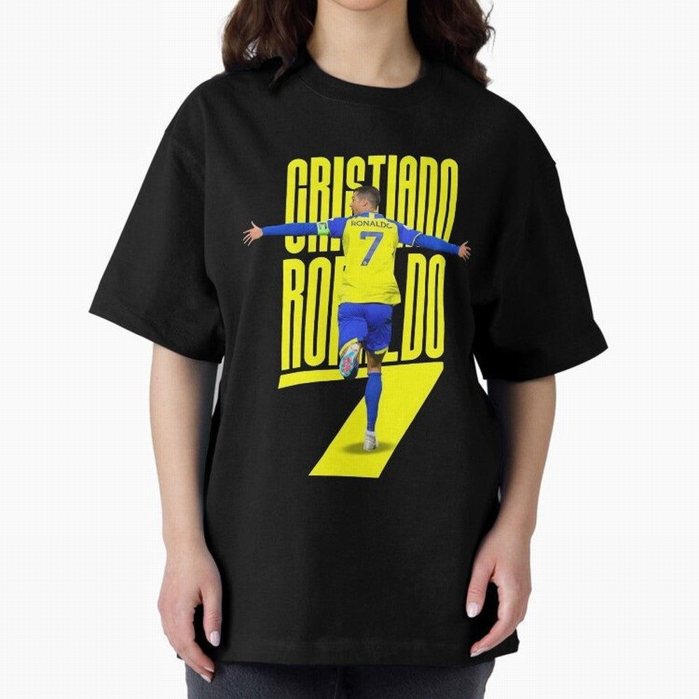 cristiano ronaldo 7 Oversized T-Shirt Bring Trophy Dreams to the FIFA World Cup 2026 USA Canada Mexico Journey through Cristiano Ronaldo, Haaland and CR7 Highlights, England Pride, Worldwide Fan Energy, Dramatic Goals, Stadium Lights and