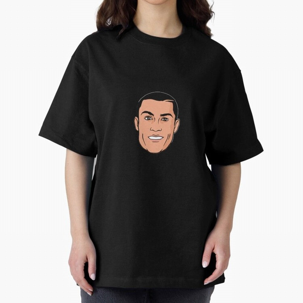 CR7 , Cristiano Ronaldo fan-art Oversized T-Shirt Stand with FIFA World Cup 2026 Filled with CR7, Spain and Netherlands Energy, Goal Celebration Energy, Supporter Heritage, Football Icons and Worldwide Tournament Joy; Ideal for Passionate Fans Who