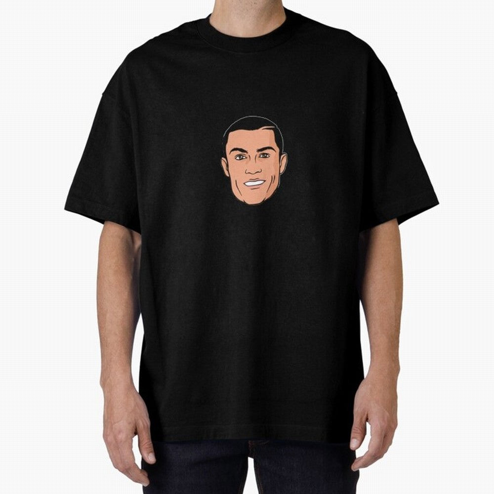 CR7 , Cristiano Ronaldo fan-art Oversized T-Shirt Stand with FIFA World Cup 2026 Filled with CR7, Spain and Netherlands Energy, Goal Celebration Energy, Supporter Heritage, Football Icons and Worldwide Tournament Joy; Ideal for Passionate Fans Who