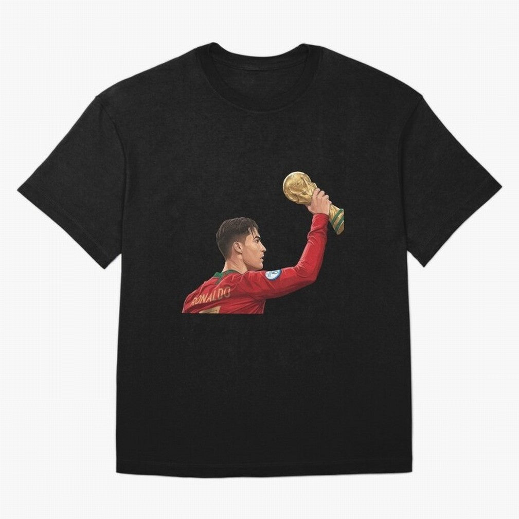 Cristiano Ronaldo Oversized T-Shirt Back the Journey through FIFA World Cup 2026 USA Canada Mexico Made for Cristiano Ronaldo, Haaland and CR7, France Energy, Classic Soccer Heritage, Championship Pressure, Fan Loyalty and International Pride; Made