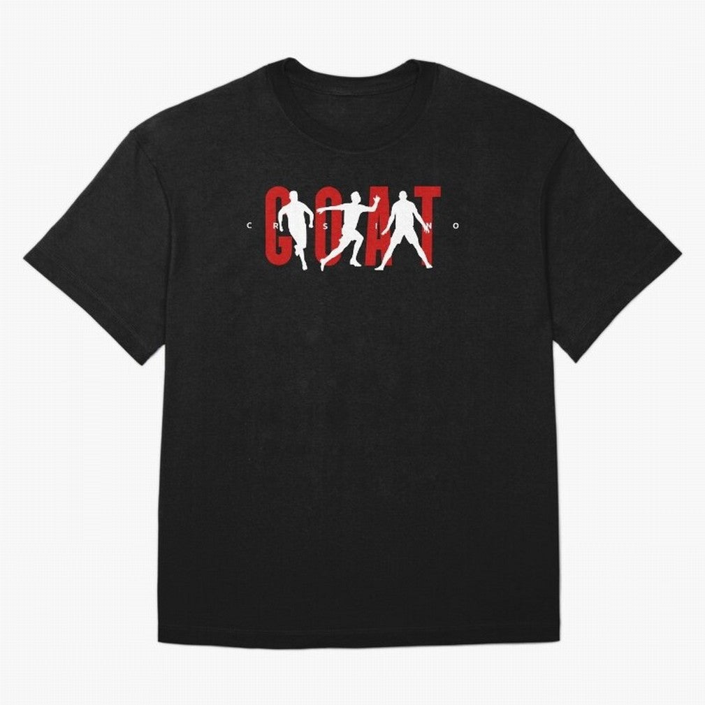 Cristiano Ronaldo Goat Oversized T-Shirt Bring Stadium Energy to FIFA World Cup 2026 Group Stage Connected to Messi, CR7 and Mbappe, Argentina, France and Brazil Energy, Champion Mindset, Group Stage Buzz, Knockout Tension and Passionate Fan