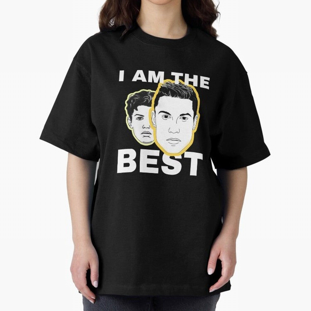 Cristiano Ronaldo - I Am The Best. Oversized T-Shirt Celebrate Classic Football Spirit in Match Day Hype around FIFA World Cup 2026, Messi and Cristiano Ronaldo, Argentina and Brazil, Football History, Final Match Energy, Crowd Noise and Once in a