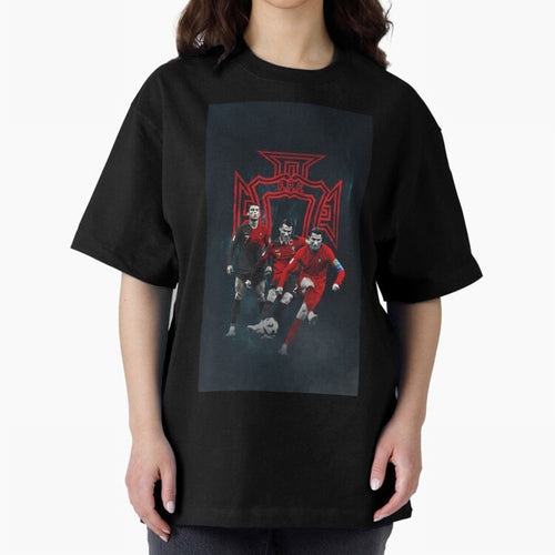 Art CR7 Wallpaper Oversized T-Shirt Make Every Kick Count in the FIFA World Cup 2026 Journey through Mbappe Highlights, France Pride, Tournament Hype, Historic Matchups, Family Viewing Parties and Global Sports Pride; Made for Die Hard Supporters,