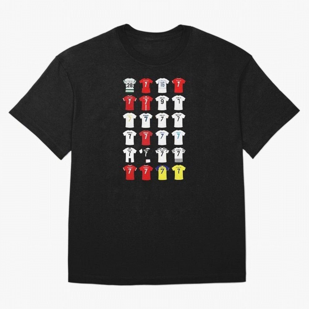 Cristiano Ronaldo Football Shirt Oversized T-Shirt Celebrate Every Goal in Match Day Hype around FIFA World Cup 2026 USA Canada Mexico, Messi, Neymar and Mbappe, Spain and Netherlands, Supporter Pride, Iconic Celebrations, Legendary Names and