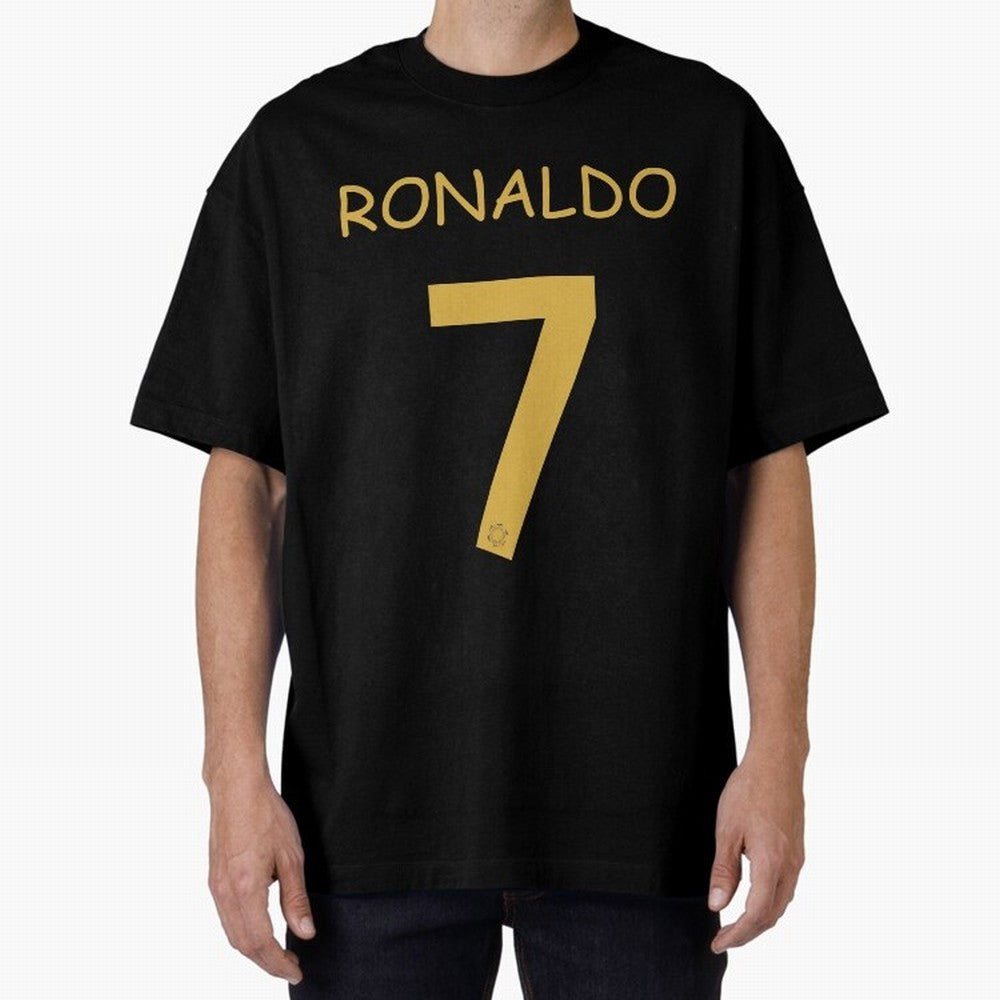 Cristiano Ronaldo shirt - al nassr 2023 Oversized T-Shirt Turn Up for Global Football Passion for FIFA World Cup 2026 USA Canada Mexico, Featuring Messi, Neymar and Mbappe, Spain and Netherlands, Goal Celebration Energy, Supporter Heritage,