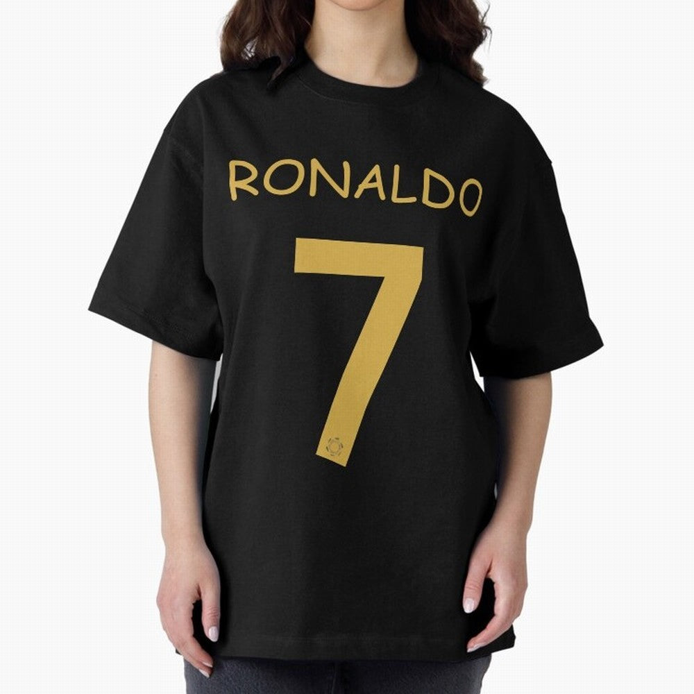 Cristiano Ronaldo shirt - al nassr 2023 Oversized T-Shirt Turn Up for Global Football Passion for FIFA World Cup 2026 USA Canada Mexico, Featuring Messi, Neymar and Mbappe, Spain and Netherlands, Goal Celebration Energy, Supporter Heritage,