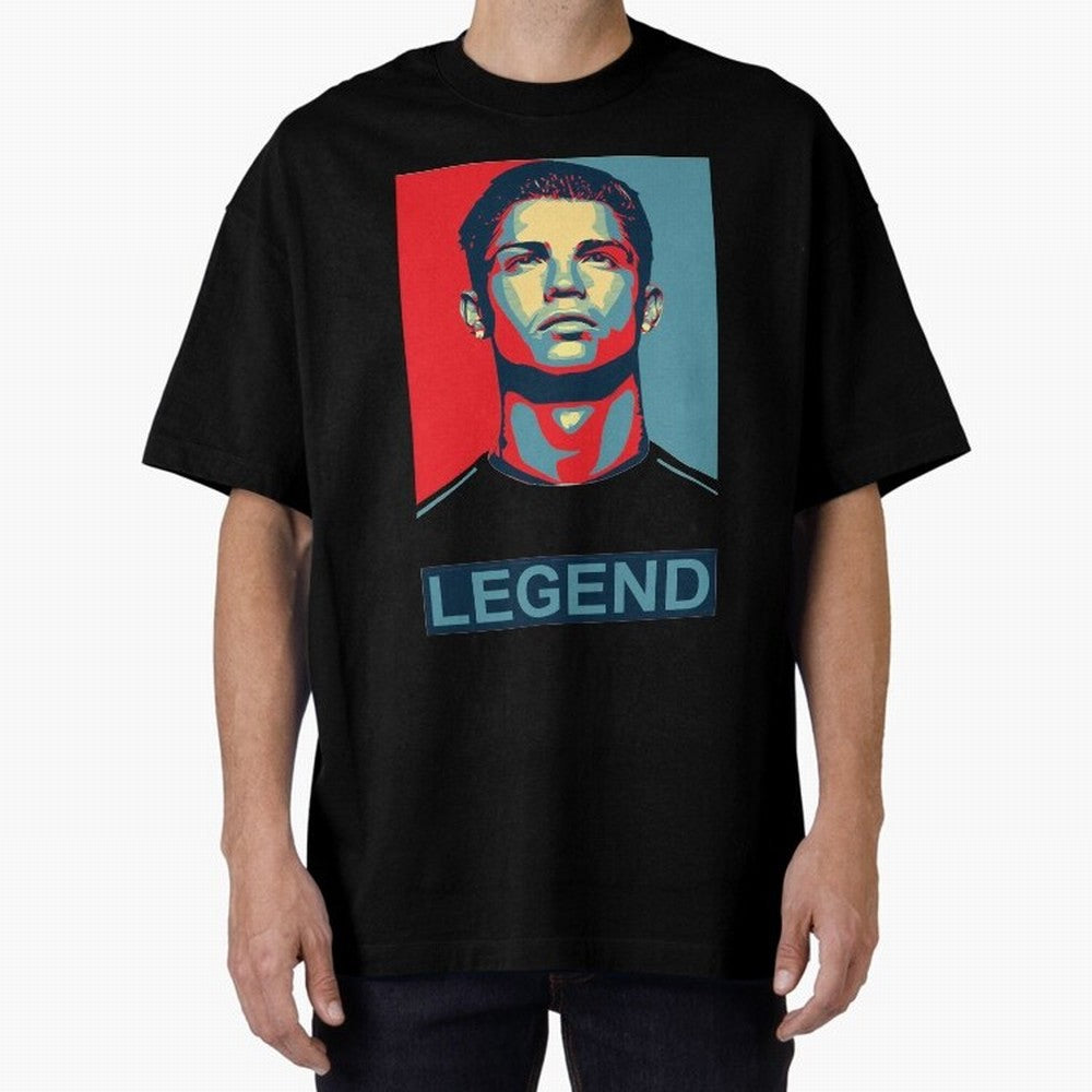 cristiano ronaldo legend Oversized T-Shirt Show Your Love for FIFA World Cup 2026 Group Stage Spirit, Made for England, France and Netherlands, Cristiano Ronaldo, Classic Soccer Heritage, Championship Pressure, Fan Loyalty and International Pride;