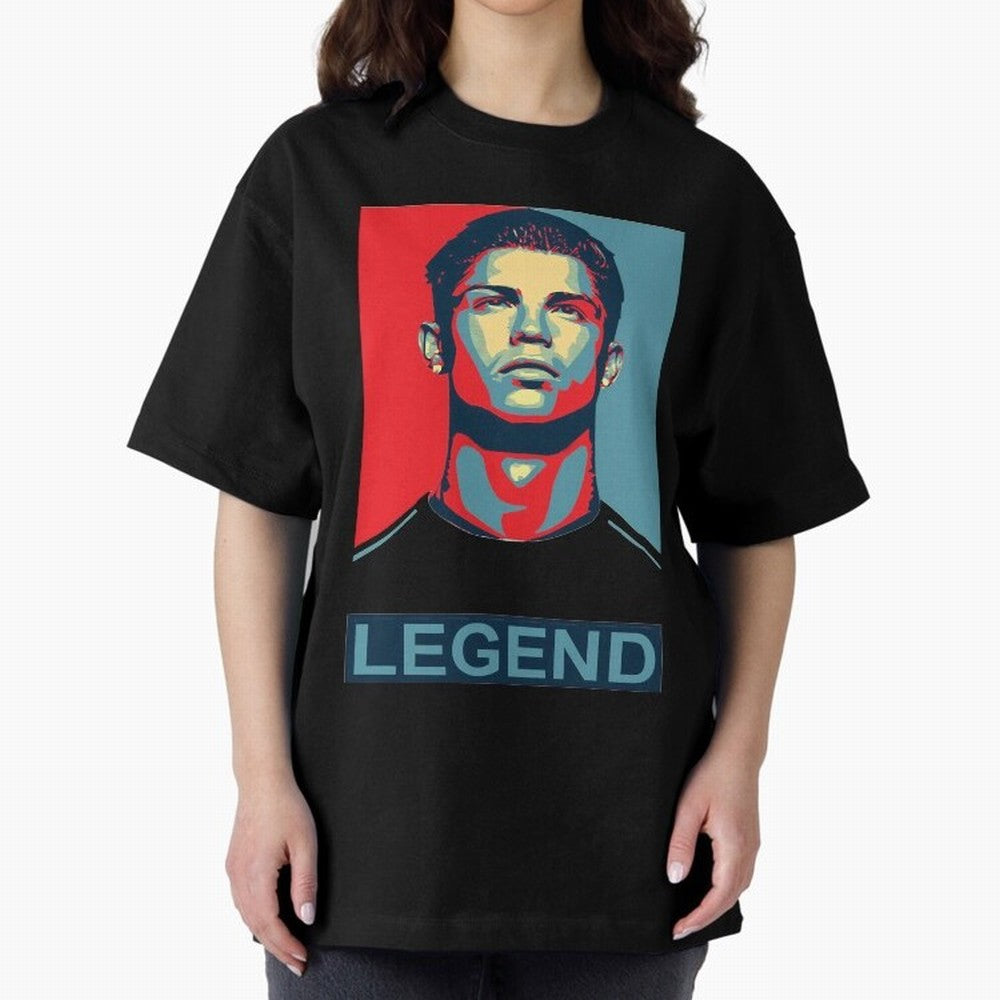 cristiano ronaldo legend Oversized T-Shirt Show Your Love for FIFA World Cup 2026 Group Stage Spirit, Made for England, France and Netherlands, Cristiano Ronaldo, Classic Soccer Heritage, Championship Pressure, Fan Loyalty and International Pride;