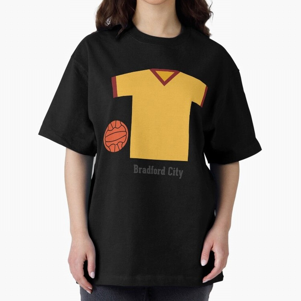 Bradford City Oversized T-Shirt Show Support during the FIFA World Cup 2026 USA Canada Mexico Journey through Messi Highlights, Argentina Pride, Championship Spirit, Famous Goals, Roaring Crowds and International Football Unity; Made for Die Hard
