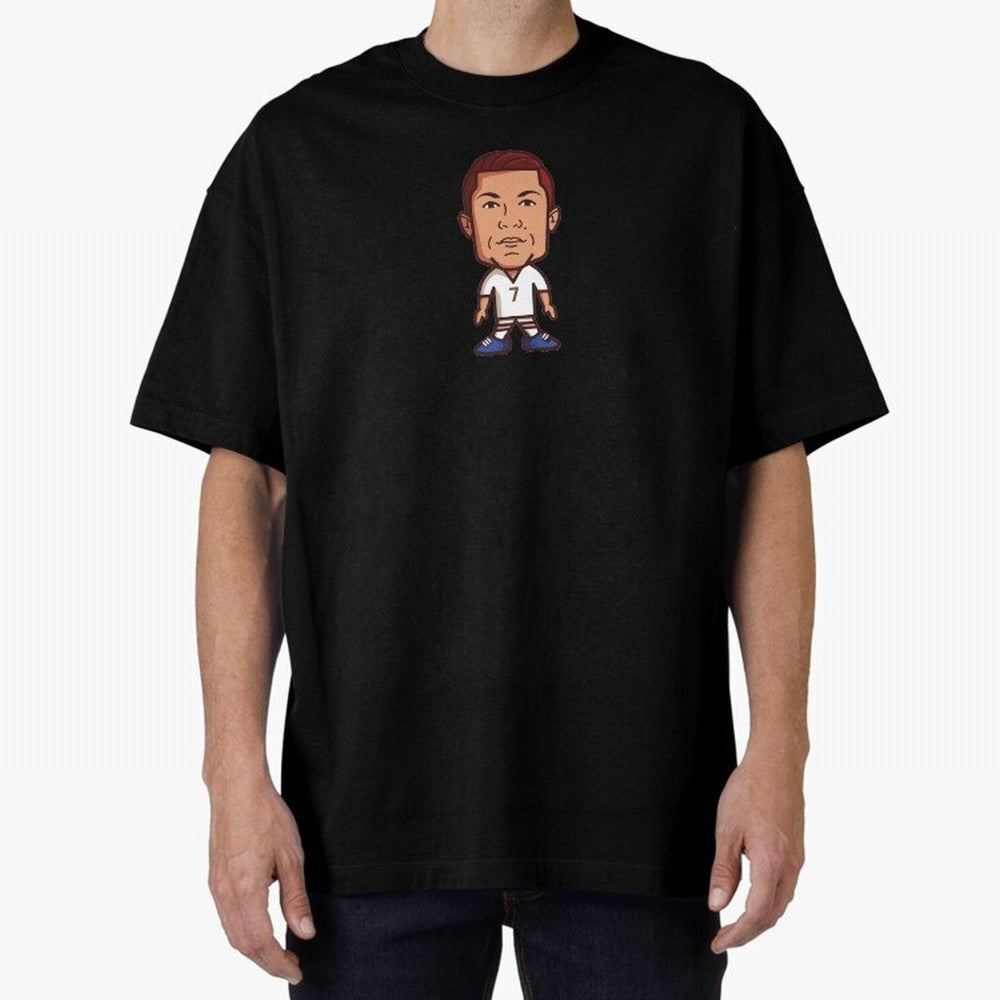 Cr7 Cristiano Ronaldo Oversized T-Shirt Capture the FIFA World Cup 2026 Group Stage Journey through CR7 Highlights, France Pride, Football History, Final Match Energy, Crowd Noise and Once in a Lifetime Moments; Perfect for Supporters Who Want Bold