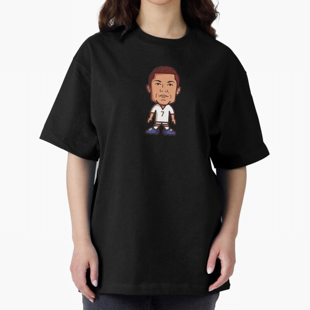 Cr7 Cristiano Ronaldo Oversized T-Shirt Capture the FIFA World Cup 2026 Group Stage Journey through CR7 Highlights, France Pride, Football History, Final Match Energy, Crowd Noise and Once in a Lifetime Moments; Perfect for Supporters Who Want Bold