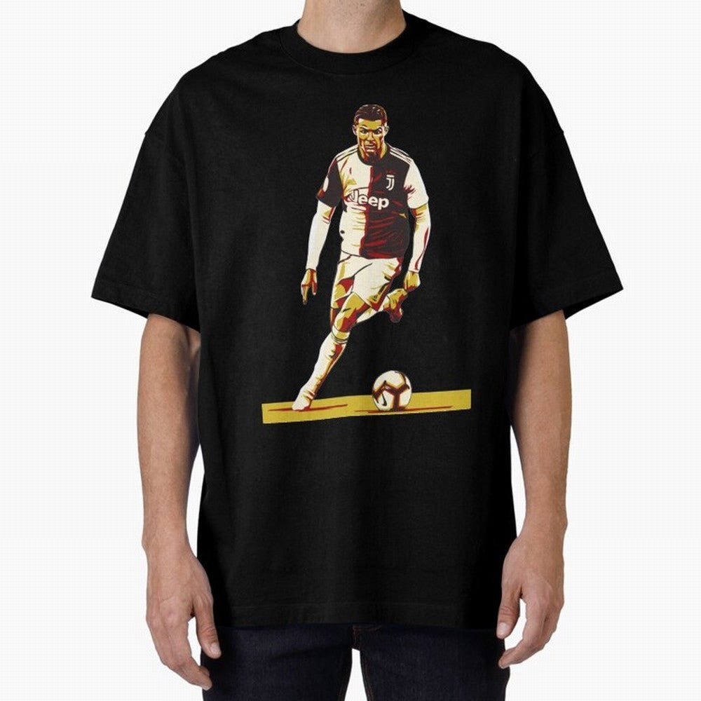 Cristiano Ronaldo Ronaldo Oversized T-Shirt Join Supporters Worldwide for FIFA World Cup 2026 Group Stage Capturing Messi, Neymar and Mbappe, England and Germany Energy, Goal Celebration Energy, Supporter Heritage, Football Icons and Worldwide