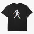 Cristiano Ronaldo Oversized T-Shirt Capture Stadium Memories from FIFA World Cup 2026 Featuring Mbappe, Germany Energy, Stadium Chants, National Pride, Trophy Dreams and Unforgettable Football Memories; Perfect for Supporters Who Want Bold Football