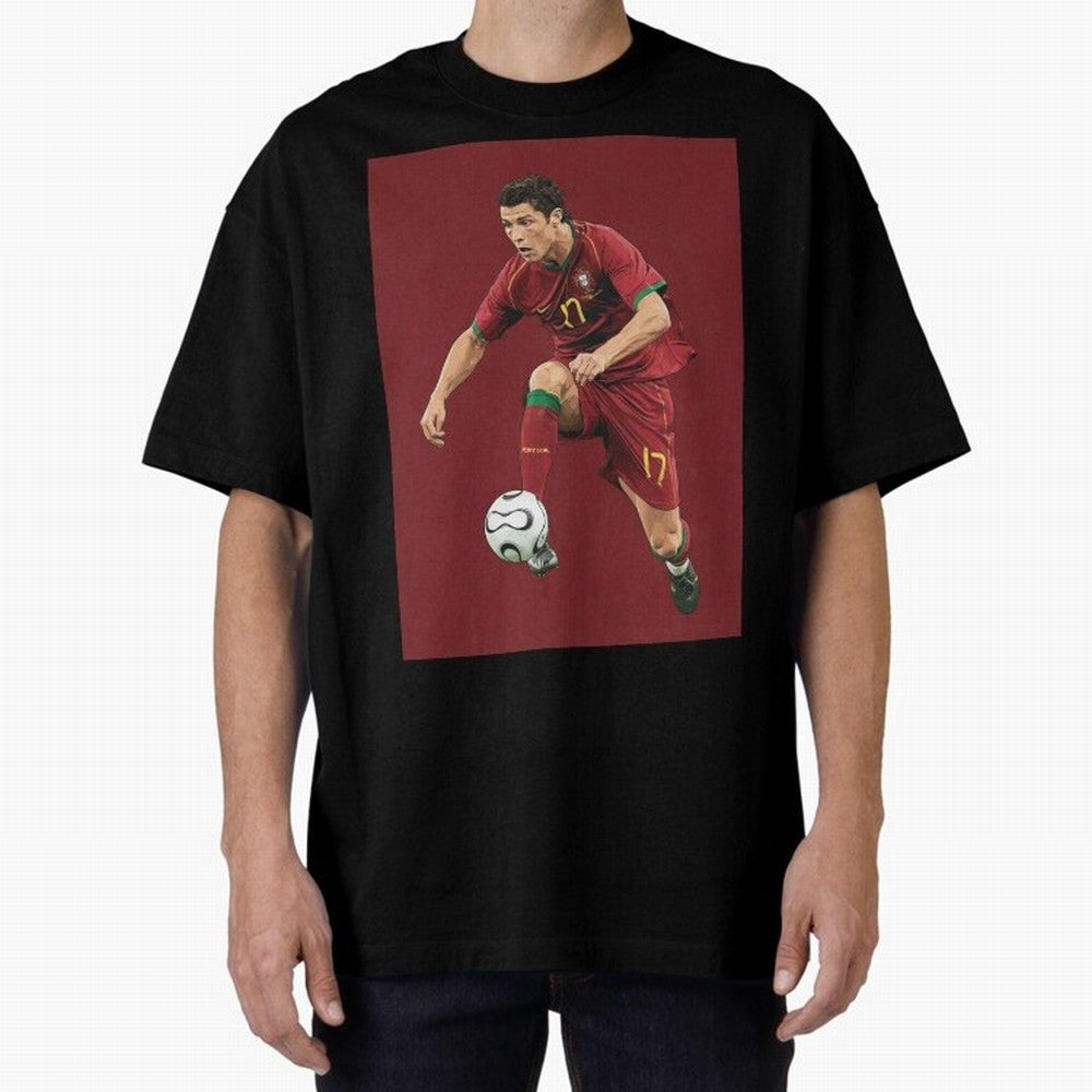 Ronaldo Oversized T-Shirt Celebrate Golden Goal Energy in the FIFA World Cup 2026 Group Stage Journey through Haaland and Mbappe Highlights, Netherlands Pride, Classic Soccer Heritage, Championship Pressure, Fan Loyalty and International Pride;