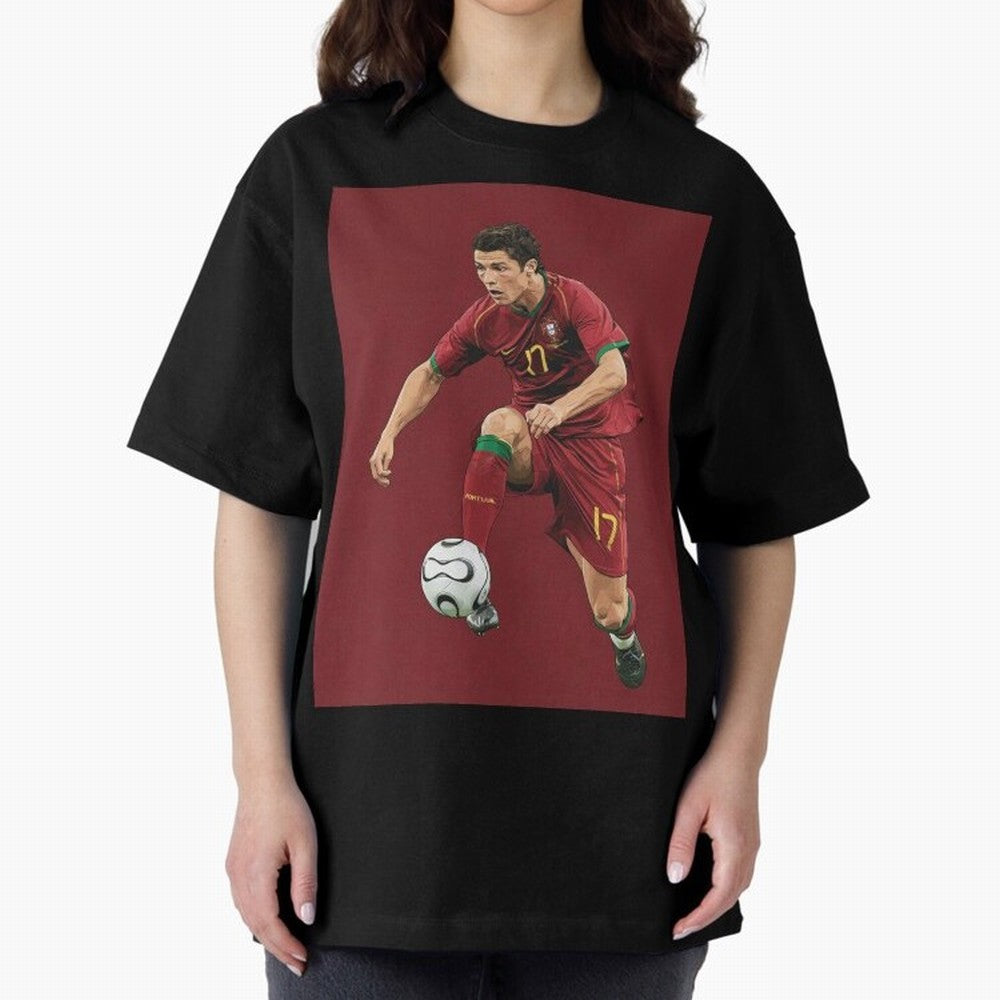 Ronaldo Oversized T-Shirt Celebrate Golden Goal Energy in the FIFA World Cup 2026 Group Stage Journey through Haaland and Mbappe Highlights, Netherlands Pride, Classic Soccer Heritage, Championship Pressure, Fan Loyalty and International Pride;