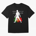 Cristiano Ronaldo Portugal Greatest Of All Time Oversized T-Shirt Honor the Beautiful Game during the FIFA World Cup 2026 Journey through Cristiano Ronaldo, Haaland and CR7 Highlights, Argentina and Brazil Pride, Championship Spirit, Famous Goals,
