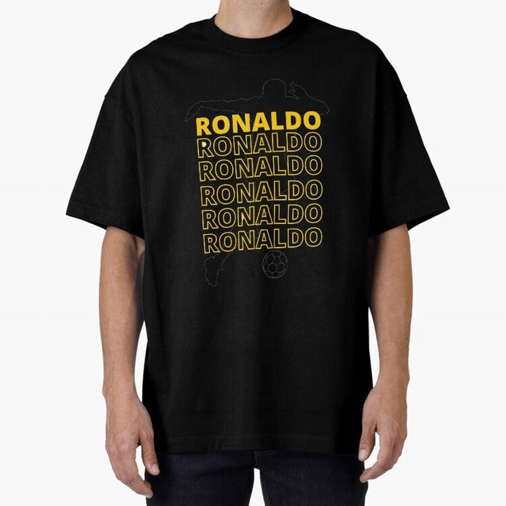 Ronaldo Oversized T-Shirt Celebrate the Road through Global Football Passion for FIFA World Cup 2026 Group Stage, Capturing Neymar, Haaland and Cristiano Ronaldo, England and Germany, Football History, Final Match Energy, Crowd Noise and Once in a