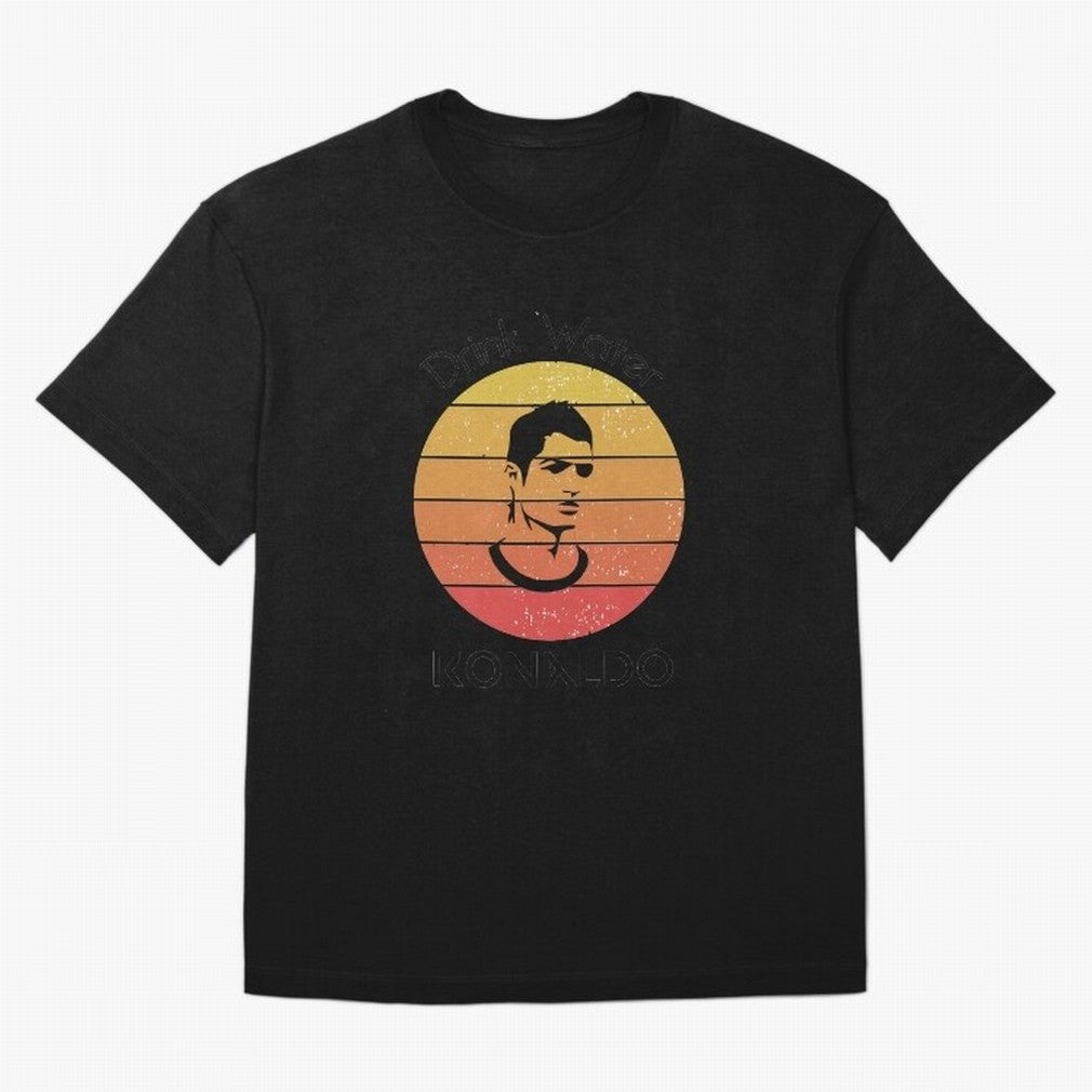 drink water ronaldo Oversized T-Shirt Keep Football History Alive during the FIFA World Cup 2026 USA Canada Mexico Journey through CR7 and Messi Highlights, Argentina and Brazil Pride, Worldwide Fan Energy, Dramatic Goals, Stadium Lights and