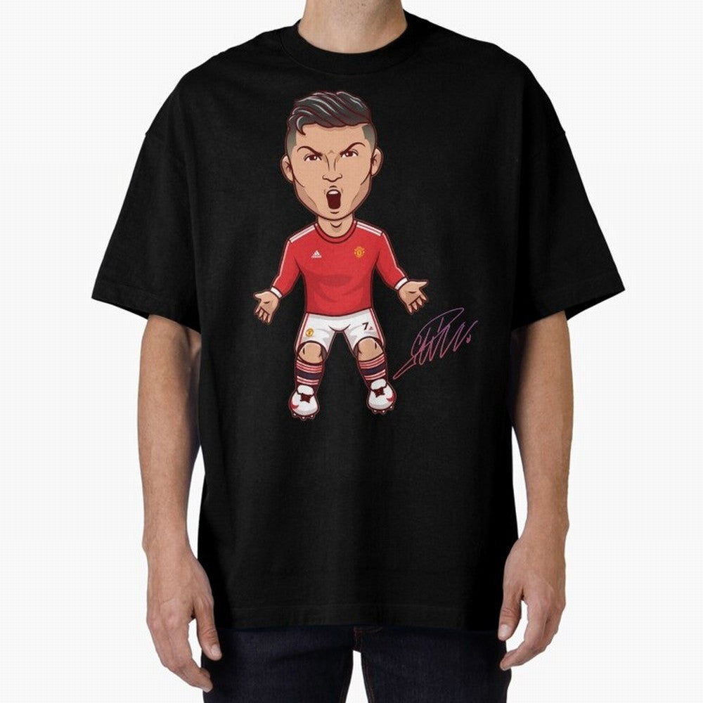 Cristiano Ronaldo CR7 Signature Oversized T-Shirt Support the Legends of FIFA World Cup 2026 USA Canada Mexico Built around Messi and Cristiano Ronaldo, France Energy, Soccer Culture, Superstar Moments, National Team Dreams and Competitive Fire;