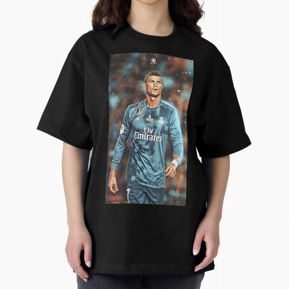 Cr7 Oversized T-Shirt Celebrate Classic Football Spirit in Match Day Hype around FIFA World Cup 2026, Cristiano Ronaldo, Haaland and CR7, Argentina and Brazil, Global Supporter Spirit, Legendary Goals, National Colors and Tournament Celebration;