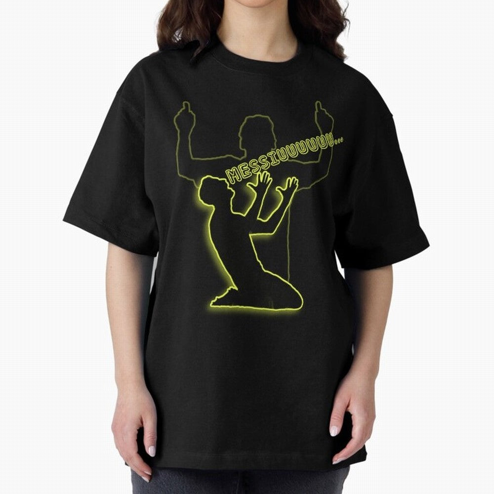 Messiuuu¡­ CR7 goal suiii Oversized T-Shirt Mark FIFA World Cup 2026 for Fans of Messi, Neymar and Mbappe and Spain and Netherlands, Bringing Global Supporter Spirit, Legendary Goals, National Colors and Tournament Celebration; Perfect for Fans,