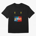 THE RONALDO VS MESSI Oversized T-Shirt Stand Out with Spirit from FIFA World Cup 2026 Group Stage with Neymar, England and Germany Energy, Retro Football Energy, Iconic Rivalries, Trophy Chase Drama and Stadium Atmosphere; Built for Supporters