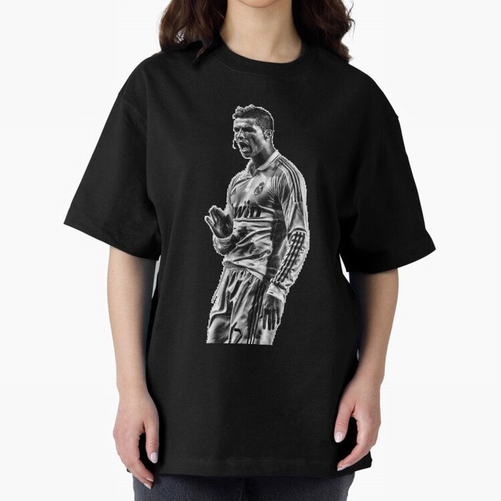 Cristiano Ronaldo Calma Oversized T-Shirt Experience the FIFA World Cup 2026 Journey through Messi and Cristiano Ronaldo Highlights, Argentina and Brazil Pride, Goal Celebration Energy, Supporter Heritage, Football Icons and Worldwide Tournament