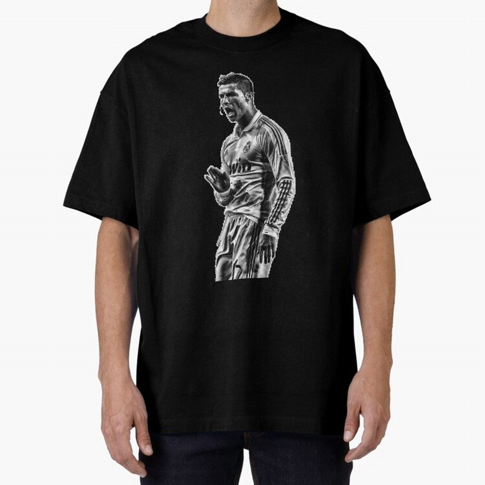Cristiano Ronaldo Calma Oversized T-Shirt Experience the FIFA World Cup 2026 Journey through Messi and Cristiano Ronaldo Highlights, Argentina and Brazil Pride, Goal Celebration Energy, Supporter Heritage, Football Icons and Worldwide Tournament