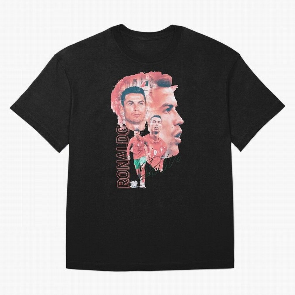 Cristiano Ronaldo Design Oversized T-Shirt Bring Champion Energy into Global Football Passion for FIFA World Cup 2026 Group Stage, with Haaland and Mbappe, Portugal, Spain and Germany, Goal Celebration Energy, Supporter Heritage, Football Icons and
